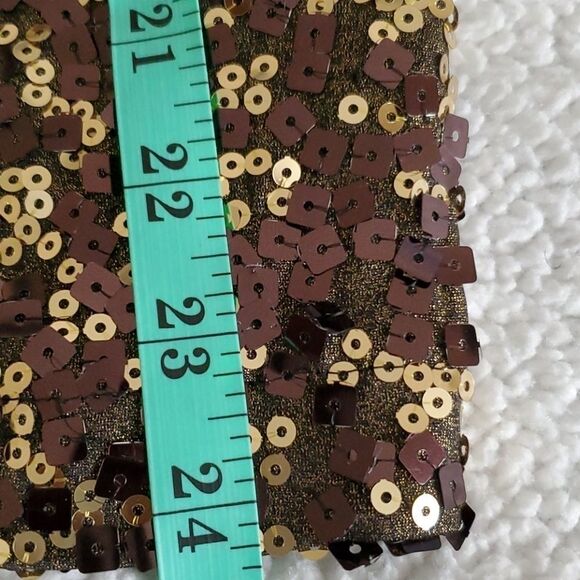 Peter Nygard Bronze Sequined Tank top - Picture 7 of 7